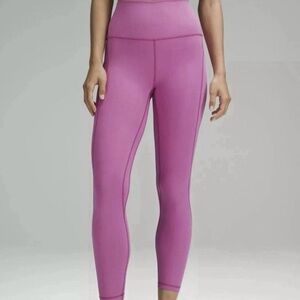 Lululemon Reversible Wide Compression Waistband Leggings Pants